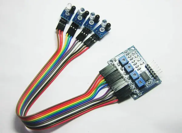 Ir Obstacle Sensor Array Module - 4 Way 1
