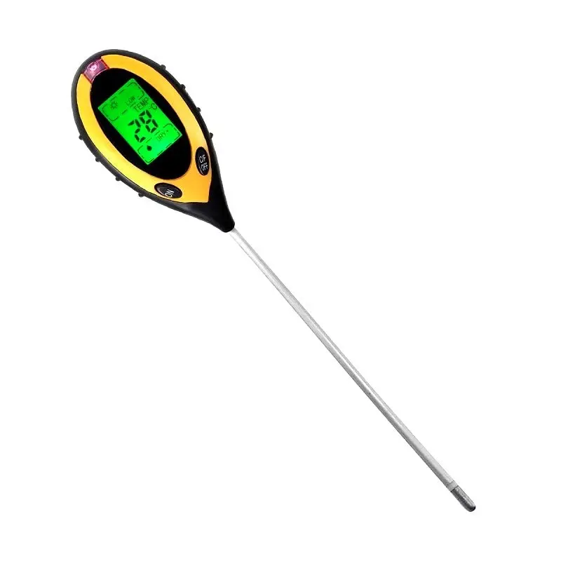 4 In 1 Soil Ph Meter Soil Tester Ph Moisture Meter Temperature Sunlight Measurement Analysis Acidity Alkali (Without Battery） 1