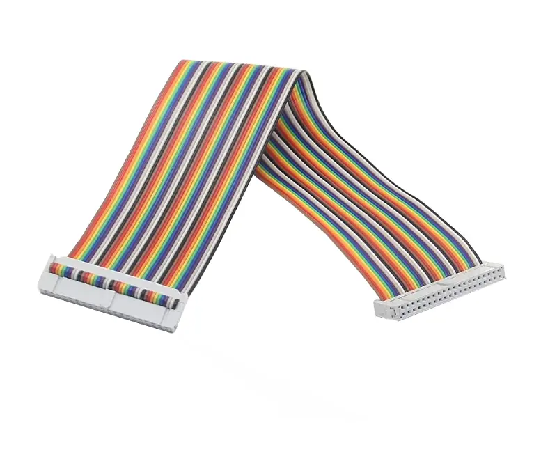 40 Pin Colorful Rainbow Gpio Female To Female Cable 20Cm For Raspberry Pi 1