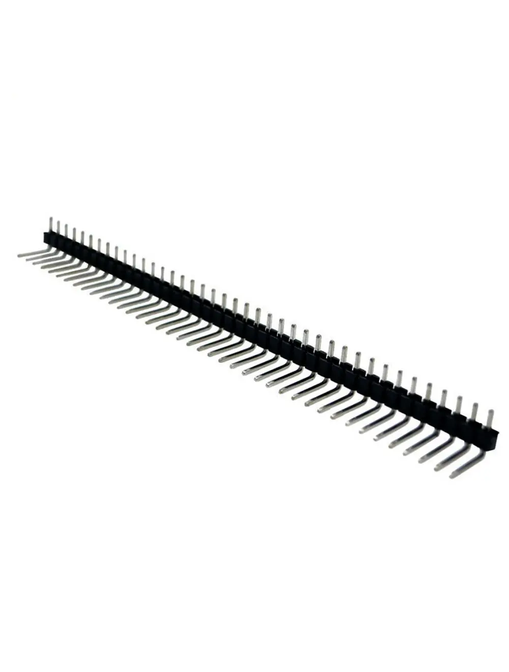 40X1 Right Angle Male Berg Strip Header Pin 2.54Mm Single Row (Pack Of 1) 1