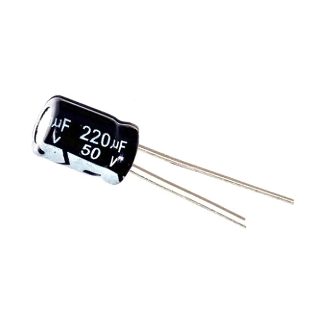 220Uf 50V Electrolytic Capacitor 1