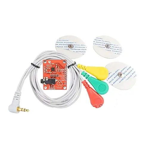 Heart Rate Monitor Kit With Ad8232 Ecg Sensor Module Kit 1