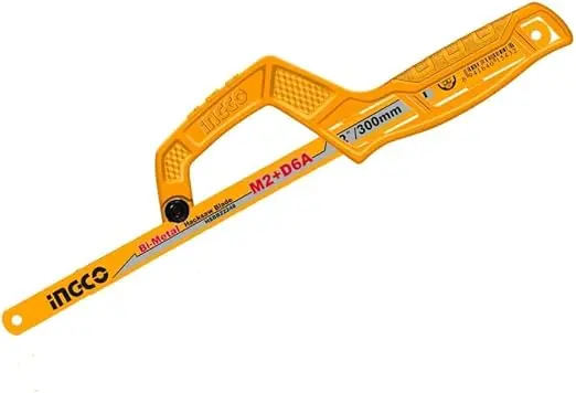Ingco Mhhf1504 Mini Hacksaw Frame With 1 Pcs 300Mm (12") Blade 1
