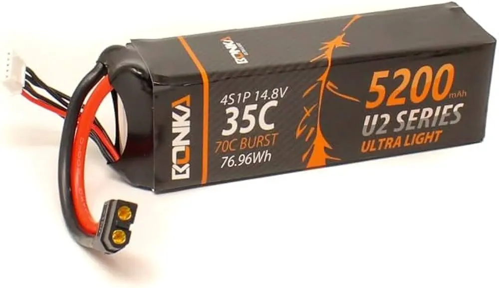 Bonka 14.8V 5200Mah 35C 4S Lithium Polymer Battery Pack 1