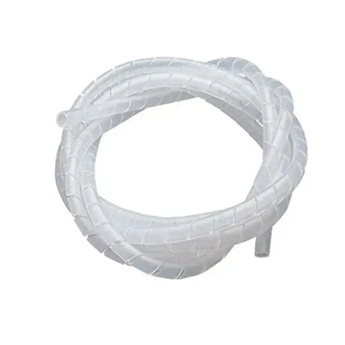 9Mm Pvc Spiral Wrapping Sleeve Band For Wire Harness-1 Meter (White) 1