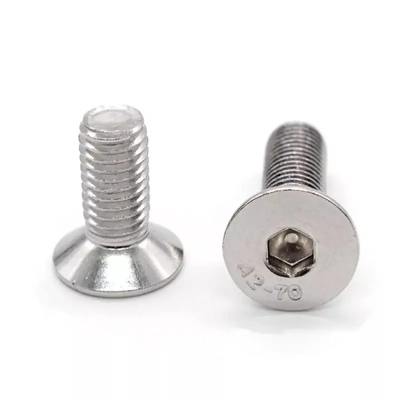 M4x16mm Csk (Allen) Countersunk Ss202 Screw (Dia. 4Mm, Length 16Mm) (Pack Of 10) 1