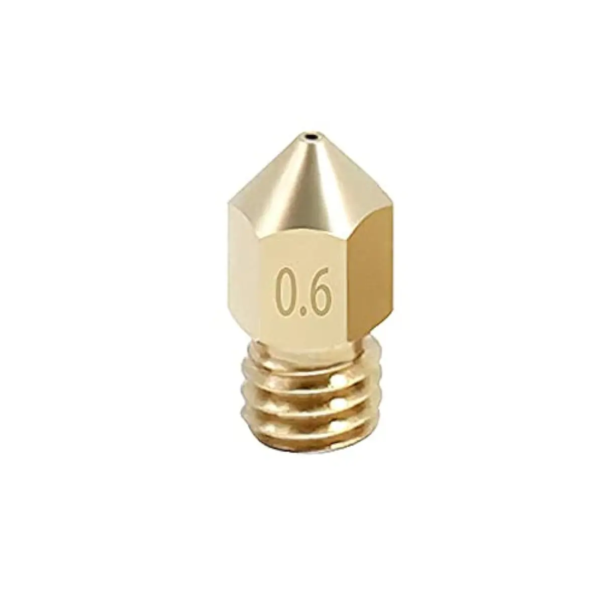 0.6 Mm Nozzle For 3D Printer Brass Nozzle (Pack Of 1) 1