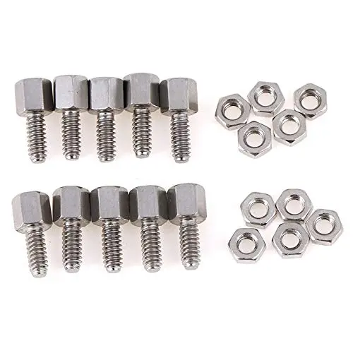20Mm Stud And Nut For D-Sub Connectors (Pack Of 10) 1