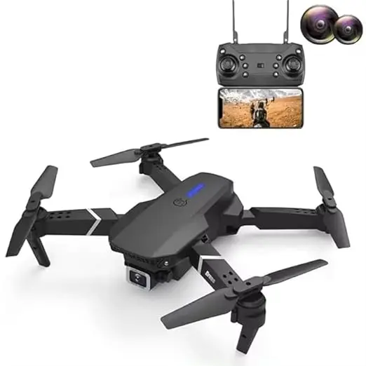E88 Pro Foldable Drone Combo With 3 Battery 1