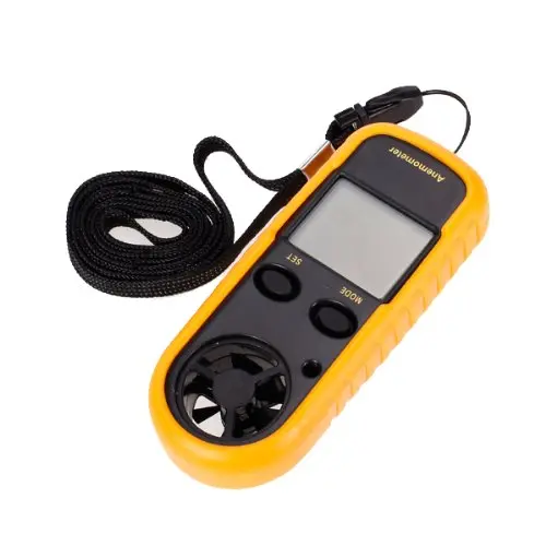Gm816 Lcd Digital Wind Speed Temperature Measure Gauge Anemometer 1