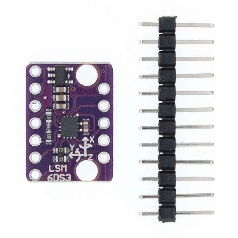 Lsm6ds3 Lsm6ds3 Accelerometer Gyro Embedded Digital Temperature Sensor Module Spi Iic I2c Interface Module 8Kb Fifo Buffer 5V 1