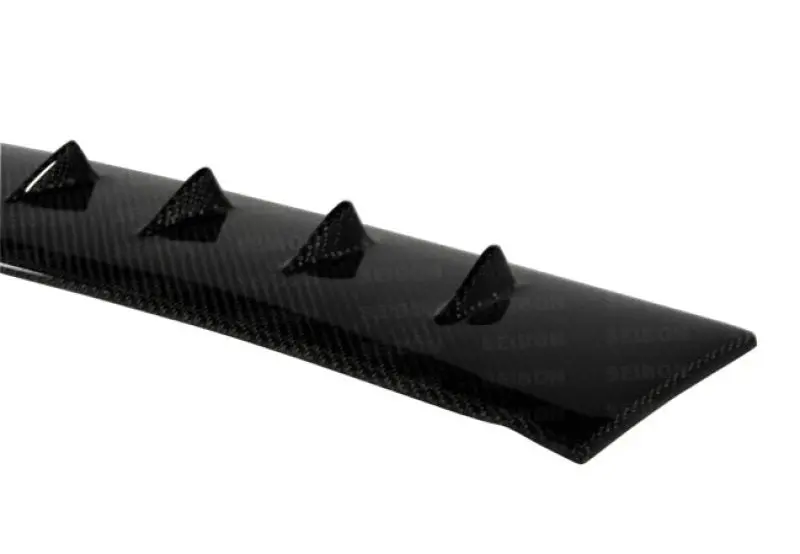 Seibon 08-10 Mitsubishi Evo 10 Carbon Fiber Rear Fin Spoiler 1