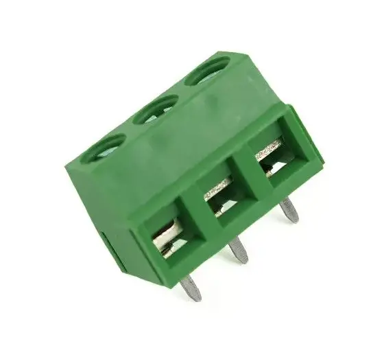 3 Pin 5Mm Pitch Pbt Connector Terminal Block Green 1