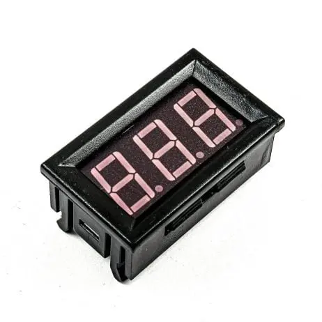 Ac Voltmeter Red 0.56Inch Ac220v Two Wire Ac Voltmeter 70V ~ 500V 1