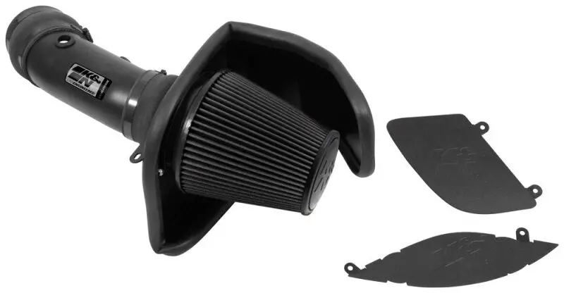 K&N 17-23 Dodge Charger/Challenger Hellcat Sc 6.2L V8 Dryflow Performance Air Intake System 1