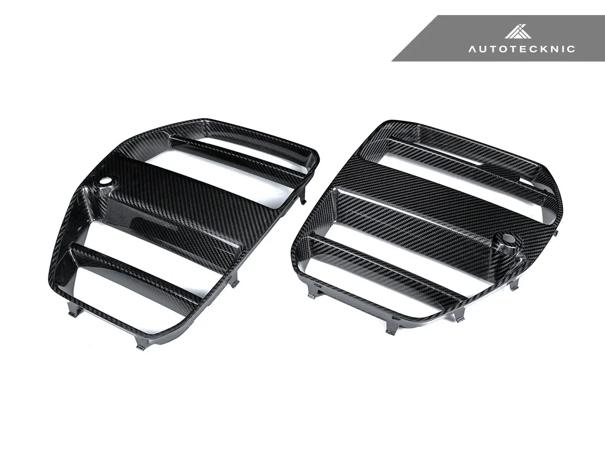 Autotecknic Dry Carbon Podium V1 Front Grille Set - G80 M3 | G82/ G83 M4 3