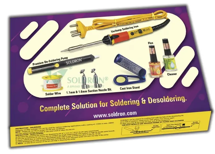 Soldron Soldering And Desoldering Kit. 1