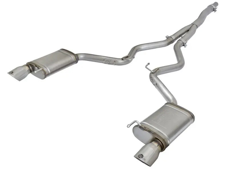 Afe Machforce Xp Exhausts Cat-Back Ss-304 Exh W/ Polished Tips 15-16 Ford Mustang Ecoboost 2.3L (T) 1
