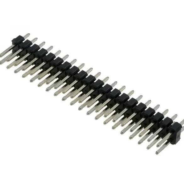 40X2  Berg Strip Male Double Header Pin 2.54Mm Double Row (Pack Of 1) 1