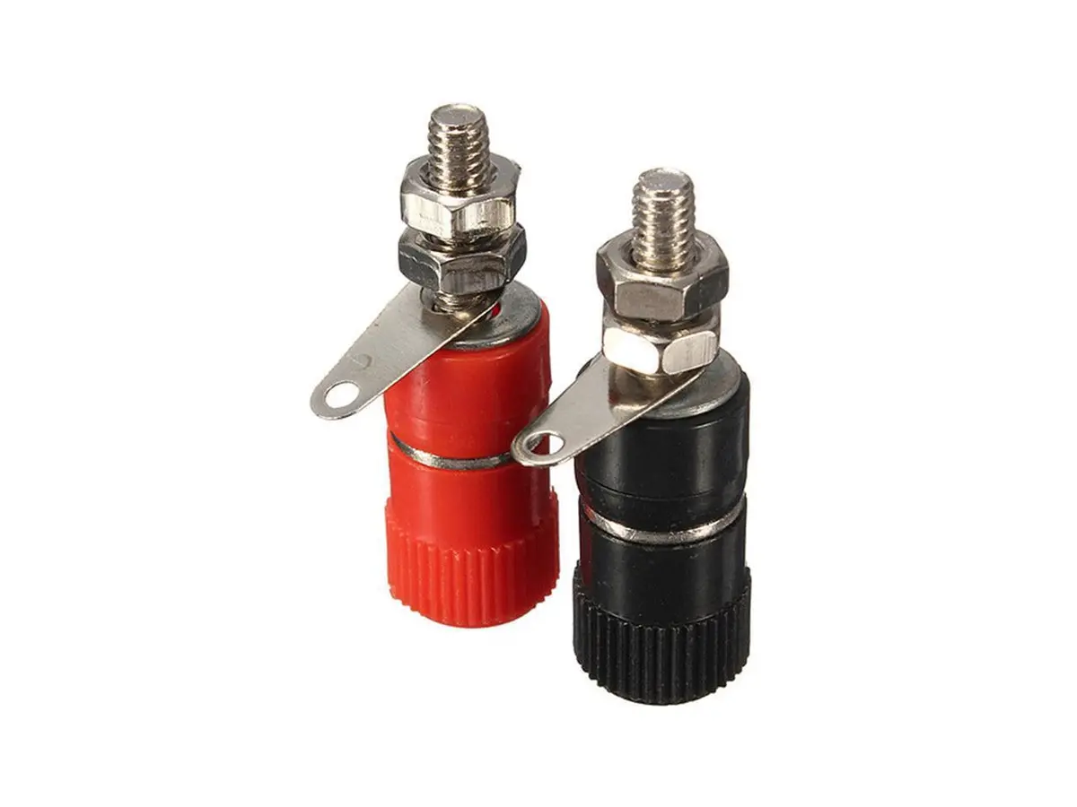 4Mm Banana Socket Binding Post Nut Banana Plug Jack Connector (Pack Of 2) 1