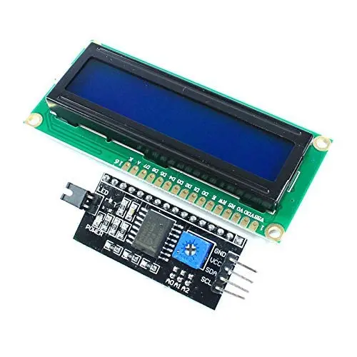 16X2 Lcd With I2c Module (Blue) 2