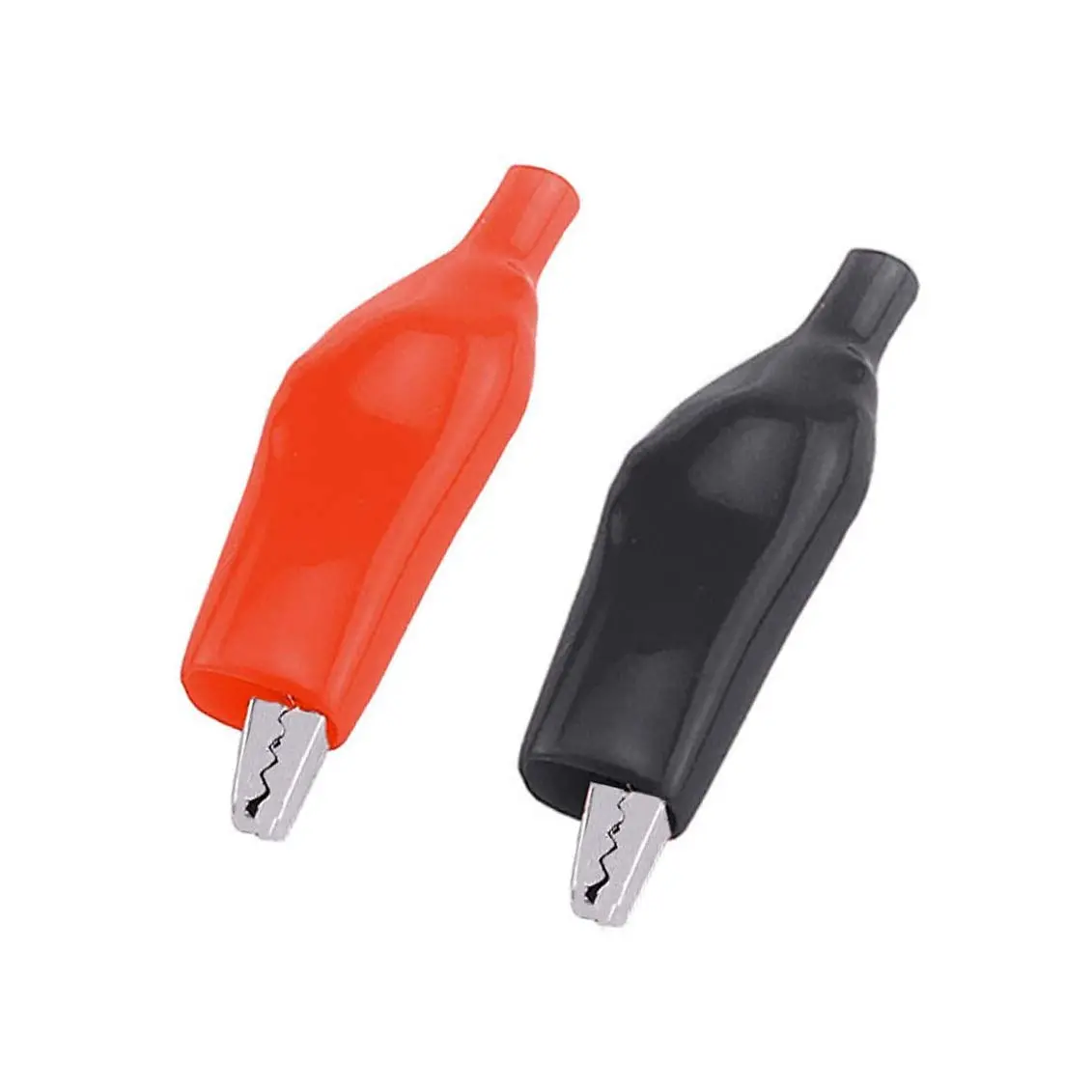 45Mm Large Alligator Crocodile Clips Pair (Red+Black) 1