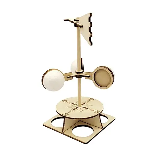 Diy Wind Vane Early Wooden Science Experiment Kits  Weather Steam Kit 1