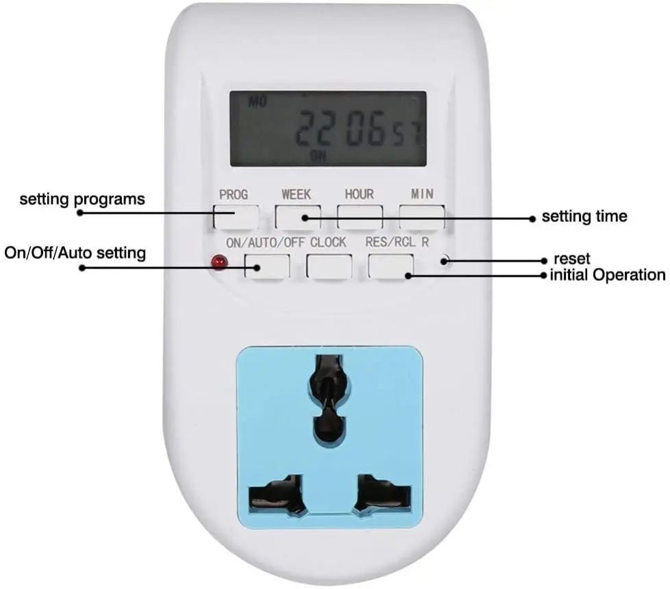 Digital Socket Timer- Weekly Timer Switch 2