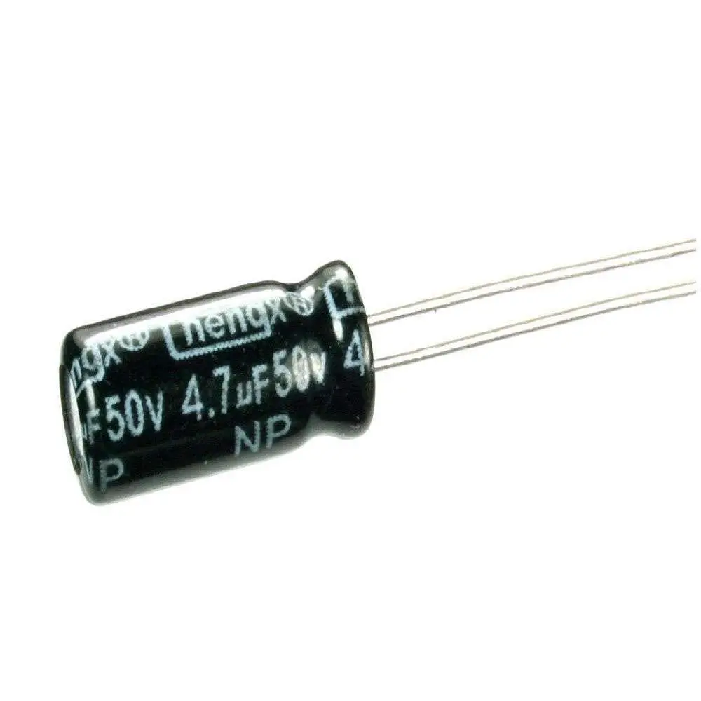 4.7Uf 50V Electrolytic Capacitor (Pack Of 1) 1