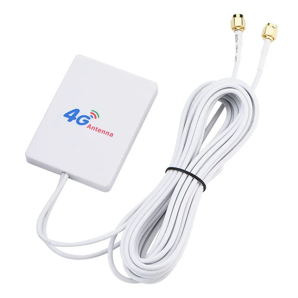 4G/3G Lte Antenna, Bi577 28Dbi High Gain 4G 3G Network Ethernet Outdoor Signal Amplifier For Wifi Router Mobile (Sma Male) 1
