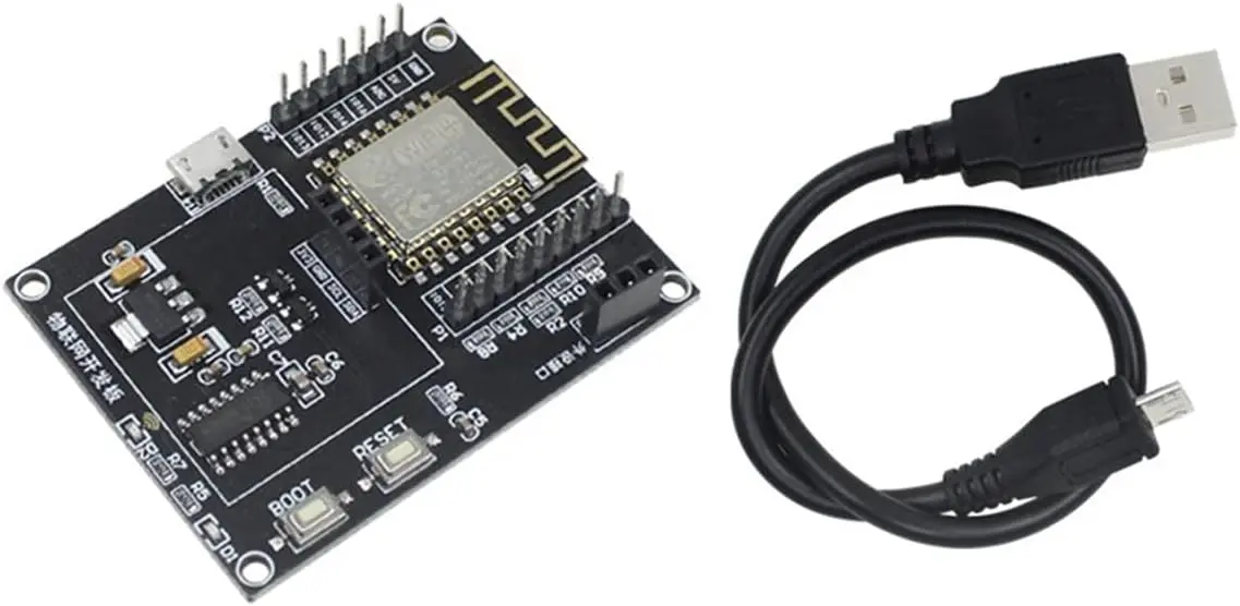 Esp8266 Internet Of Things Development Board + Usb Cable Wifi Development Network Serial Port Module Main Board Hygrometer Weather Station Diy 1