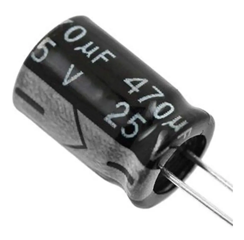 470Uf 25V Electrolytic Capacitor - 8X12 (1 Pc) 1