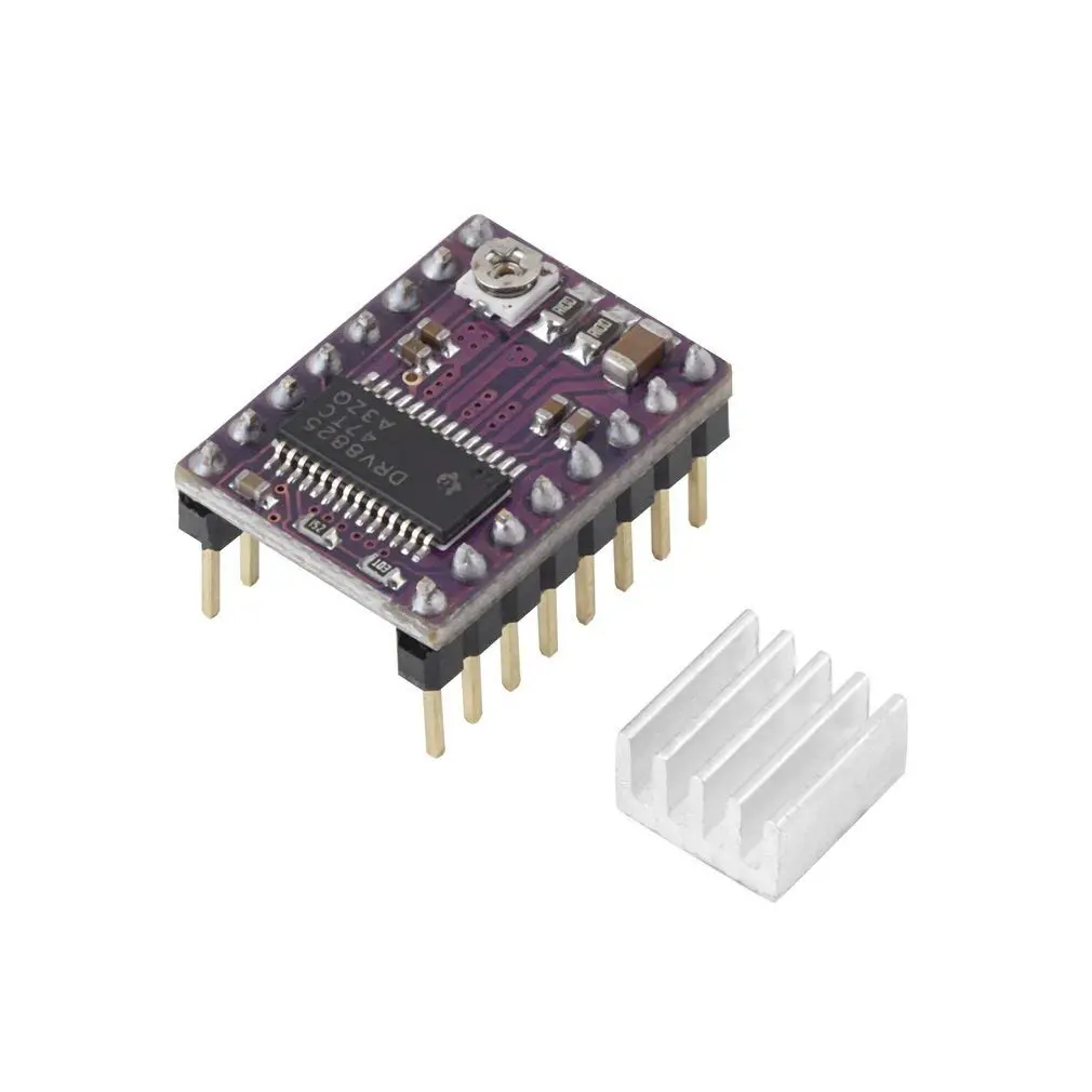Drv8825 Stepper Motor Driver With Aluminum Heat Shrink For 3D Printer 1