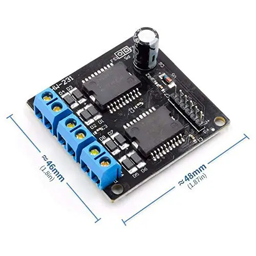 Mc33886 Dual Motor Driver Module 5A (5-12V) 2
