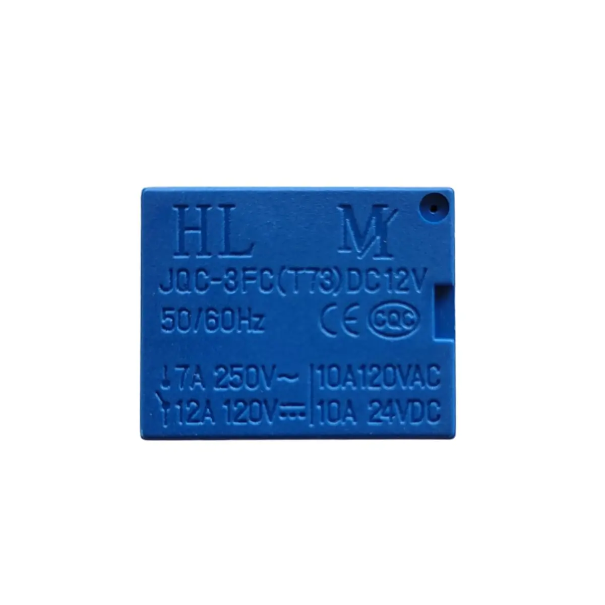 Hl Jqc-3Fc (T73) Dc 12V 7A / 12A Spdt Relay 5 Pin Sugar Cube Pcb Mount 1