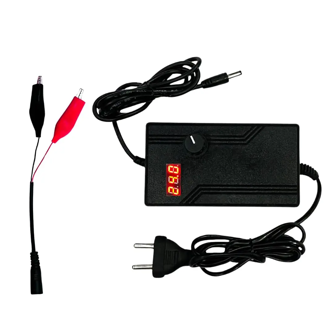 Callsa 28W 3V-14V Adjustable Power Adapter, Power Supply With Led Voltage Display And Variable Dc 3V 6V 9V 12V 14V, It Suitable For Household Electronics - 2Amp Max 1