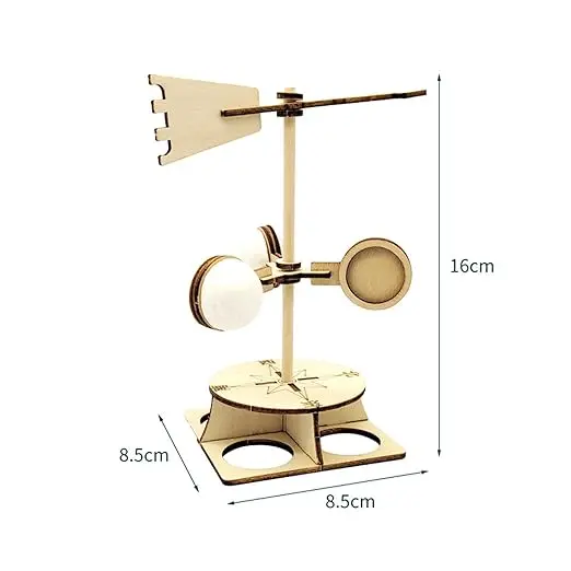 Diy Wind Vane Early Wooden Science Experiment Kits Weather Steam Kit 2