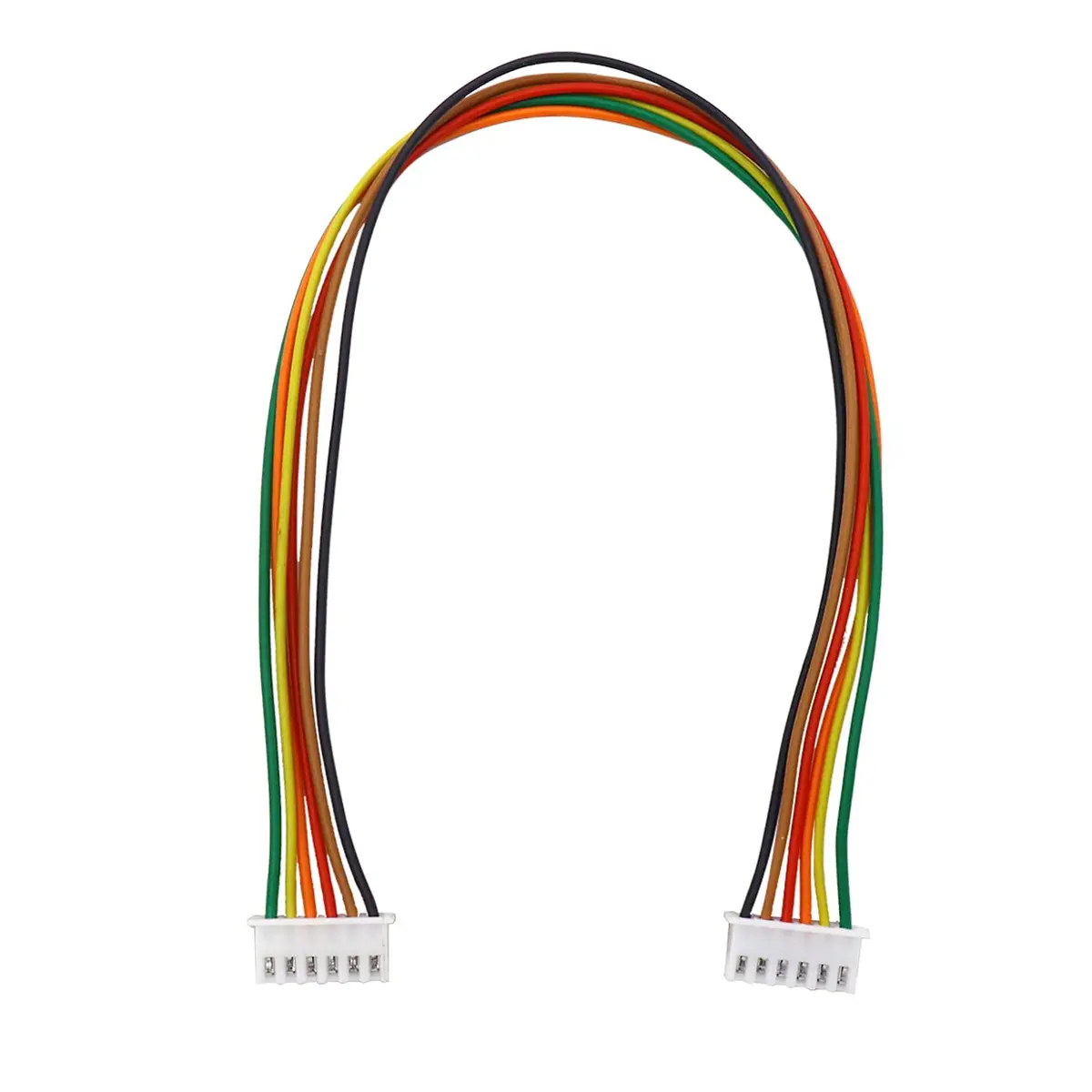 6 Pin Jst-Xh 2515 Female To Female Connector With Wire 25Cm 6X6- 2.54Mm Pitch (1 Pc) 1