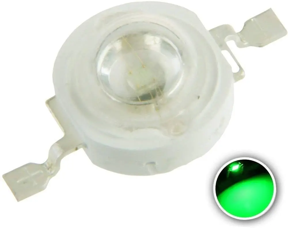 1 Watt Green Smd Led High Power (1 Pc) Yg-28Mm (Green) 1