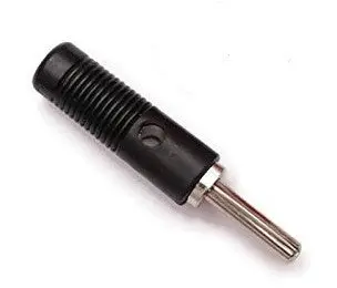 4Mm Banana Plugs Audio Speaker Wire Cable Terminal Connectors Black 1