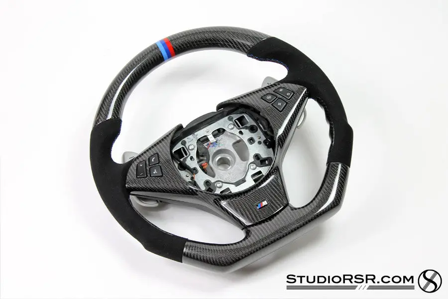 Bmw Carbon Fiber Steering Wheel For E60 M5 / E63 M6 1