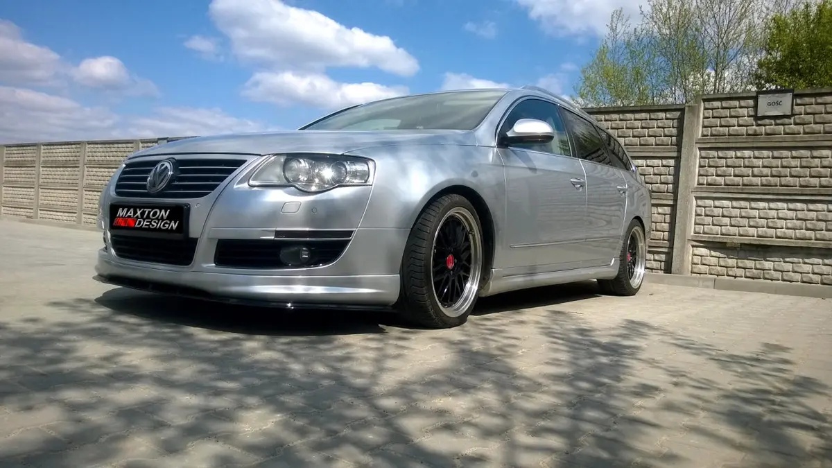 Maxton Design Front Splitter Vw Passat B6 R-Line (2005-2010) 2