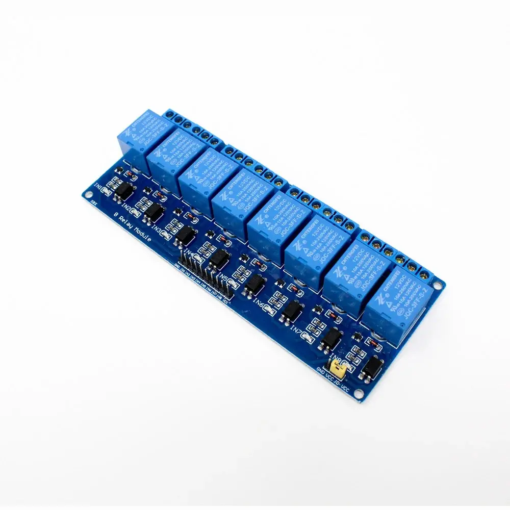 12V 8Ch 10A Relay Module With Optocoupler 1