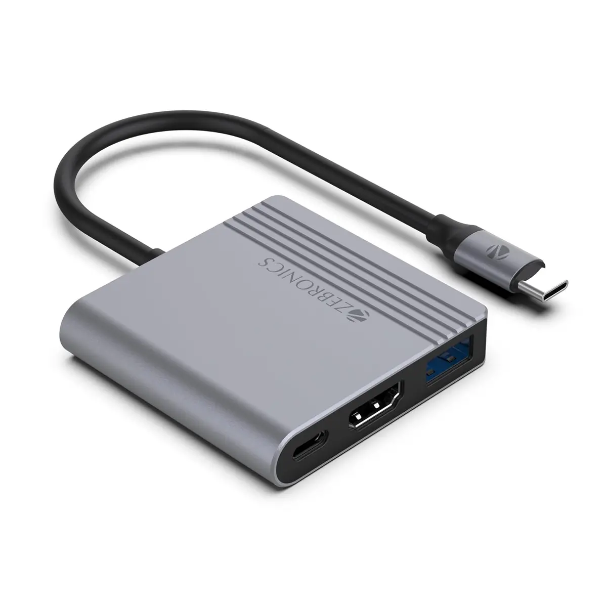 Zeb-Ta600 Zebronics Usb Type C Multiport Adapter 1