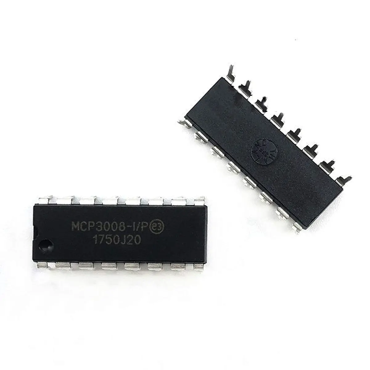 3008 Mcp3008 -I/P 10 Bit Analog To Digital Converter 16-Pdip 1
