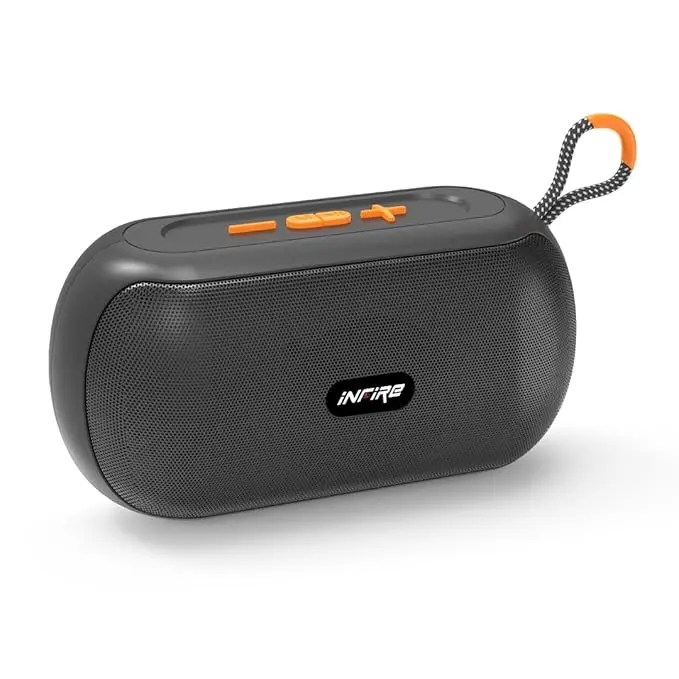 Infire Groove 8W Bluetooth Speaker Wireless | High-Powered Sound, Up To 14 Hours Playback, Bluetooth 5.4, Fm Radio, Tf Card Slot, Usb/Bt Connectivity And Tws Function 1