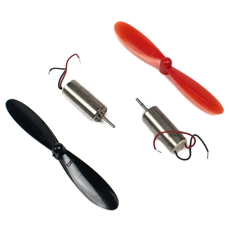6X16mm 3.7V Micro Coreless Motor With Propeller High-Speed For Mini Drones (Pack Of 2 - Cw And Ccw) 1