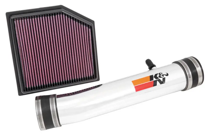 K&N 69 Series Performance Typhoon Intake Kit - Polished For 13-14 Lexus Gs350 3.5L V6 1