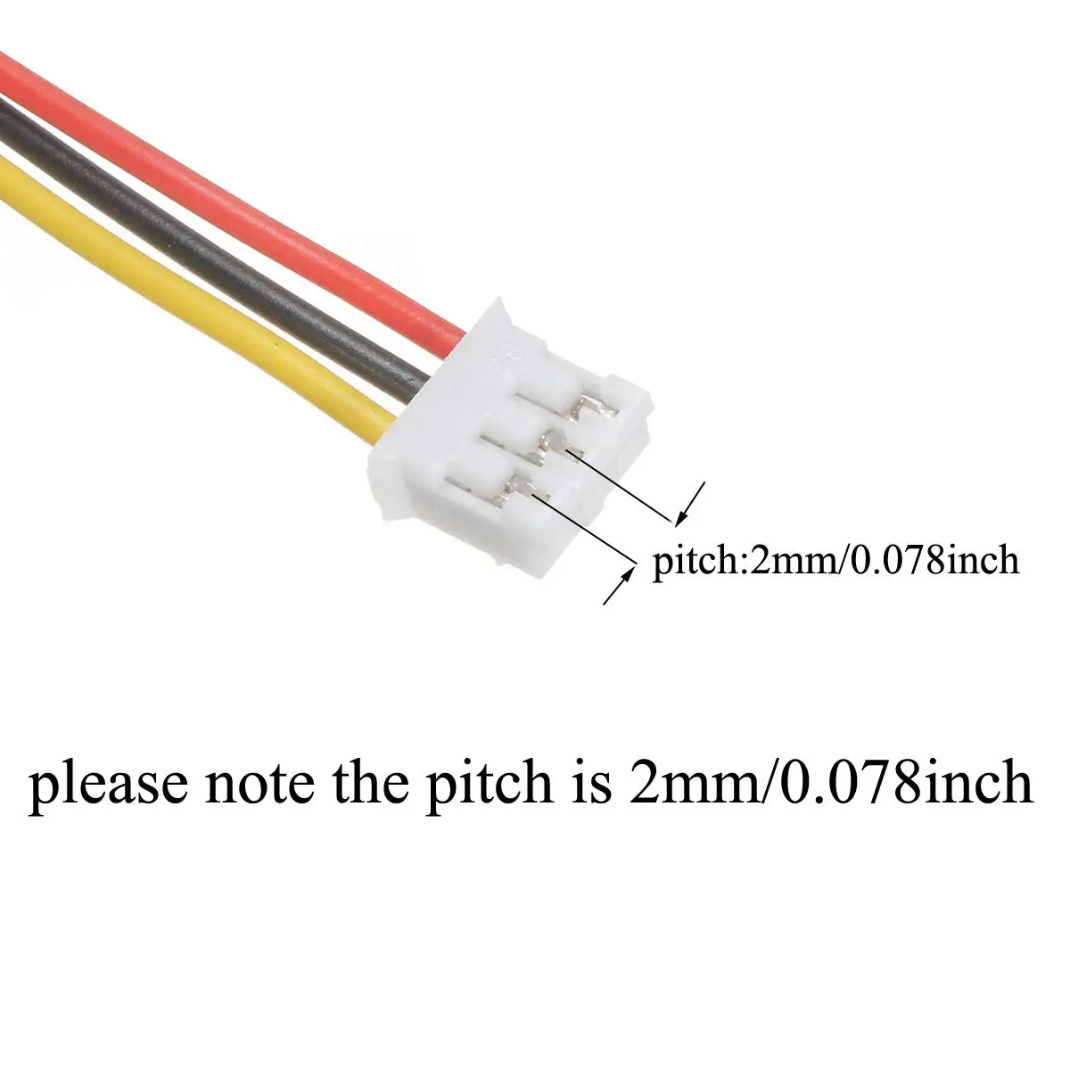 3 Pin 2Mm Pitch Jst-Ph Female Connector With 25Cm Wire - 2Mm Pitch (1 Pc) 1