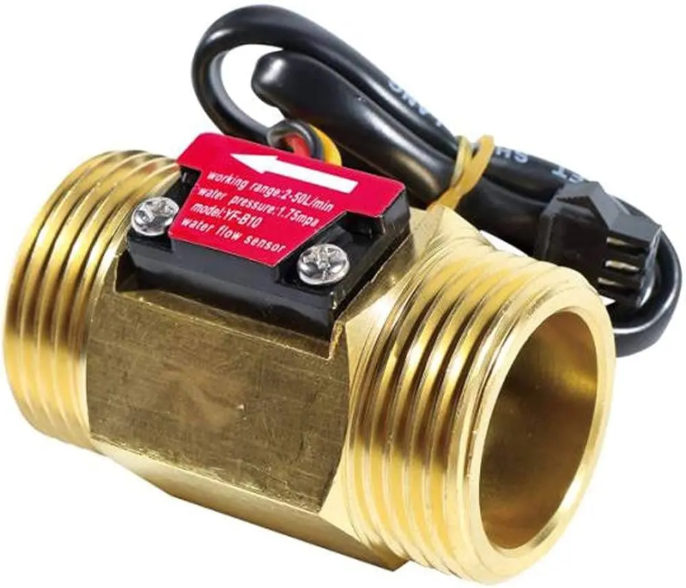 1″ Inch / 2.5 Cm Brass Water Flow Sensor Sen-Hzg1wa 2